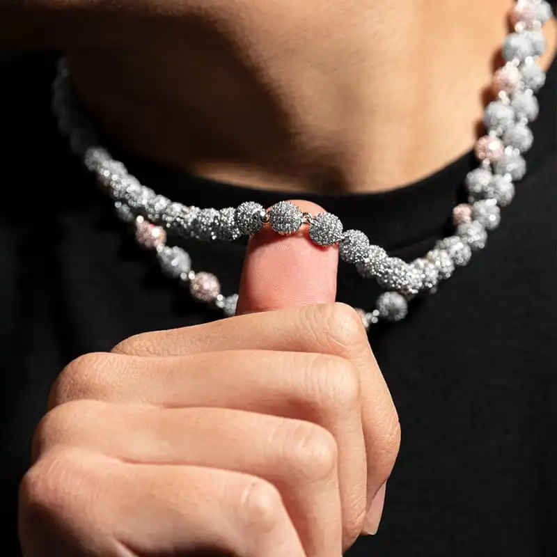 CRISLU Mens Matte Box Chain Cross Necklace with Baguette CZ In 18KT Ye– ICE