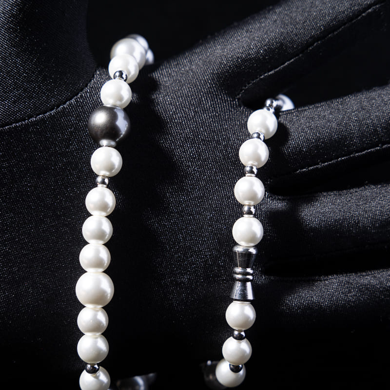 Mens White Pearl Necklace  Best Pearl Necklace for Men