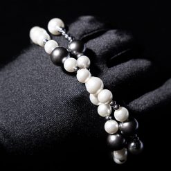 Mens White Pearl Necklace | Best Pearl Necklace for Men