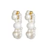 Freshwater Pearl Hoop Earring Mens | Best 14K Gold Earrings