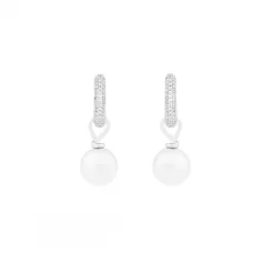 Men's Shell Pearl Earrings with S925