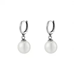 Pearl Hoop Earrings Men | 925 Silver and Best Shell Pearl
